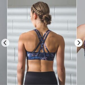 Lulu lemon Lululemon Energy Bra
Moody Mirage Bark Berry Deep Navy size 10